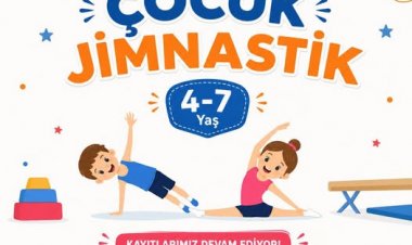 Turgutlu’da 4-7 Yaş Çocuk Jimnastik Kursuna Kayıtlar Devam Ediyor
