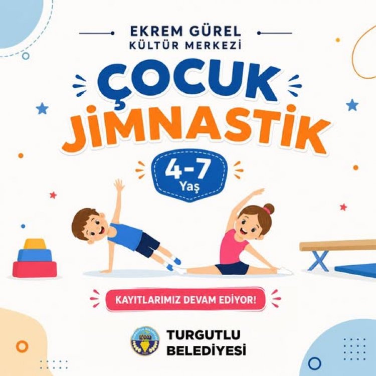 Turgutlu’da 4-7 Yaş Çocuk Jimnastik Kursuna Kayıtlar Devam Ediyor